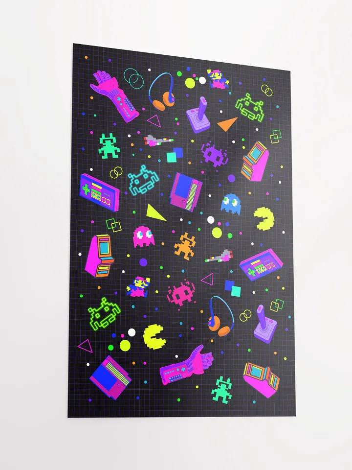 8-Bit Memories 12x18 Fine Art Print product image (2)