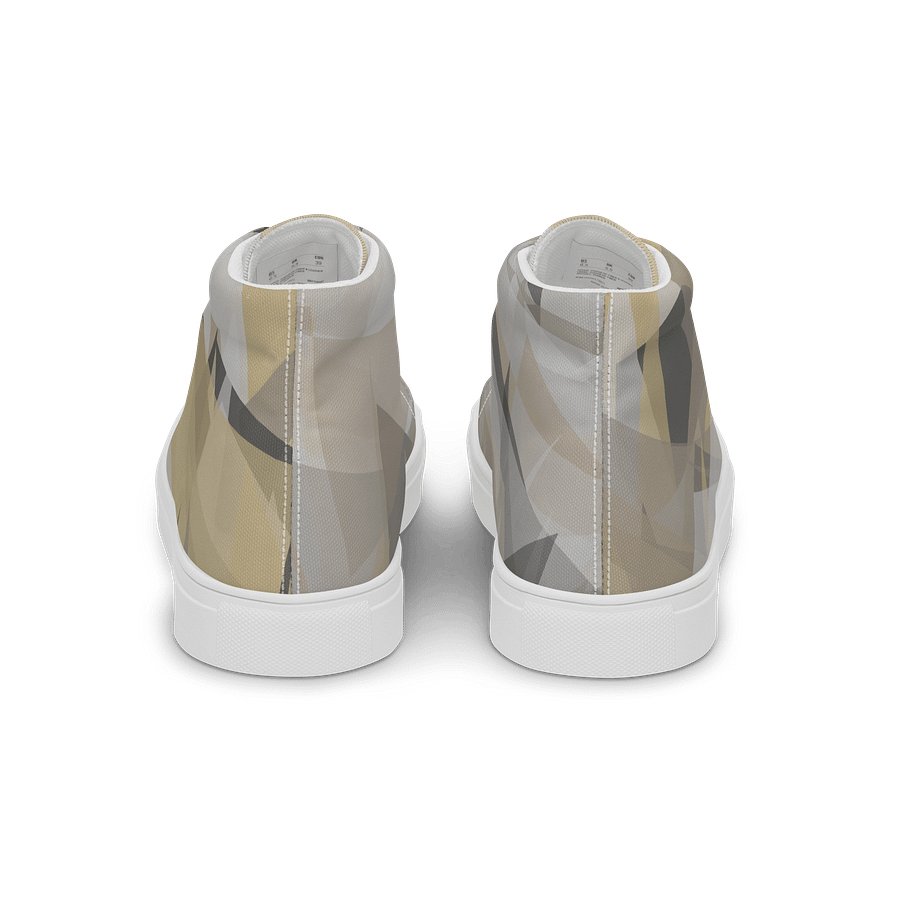 Geometric Fusion High Top Canvas Shoes product image (5)