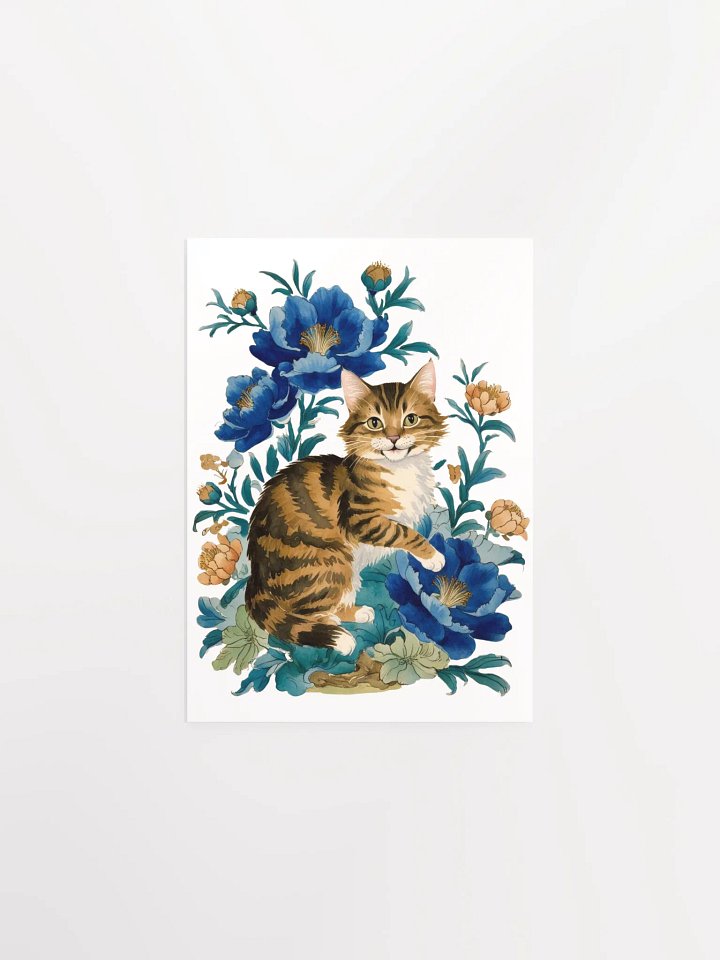 Whiskers Among Flowers Poster product image (2)