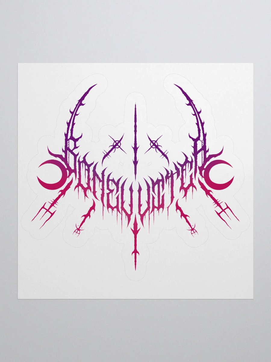Bonevvitch logo stickers product image (1)