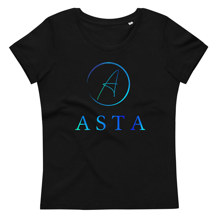 Asta Women's fitted eco tee plain design product image (1)