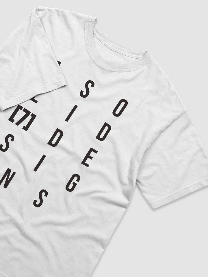 ASolid[7] Designs Comfort Colors Grid Shirt - Black Design product image (1)