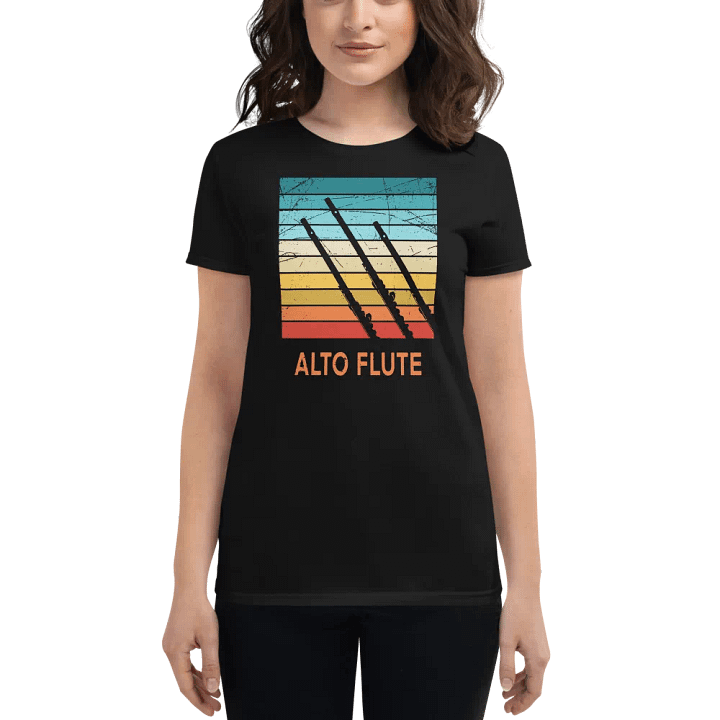 Retro Abstract Flute (Alto) - Gildan Women's Fit product image (2)