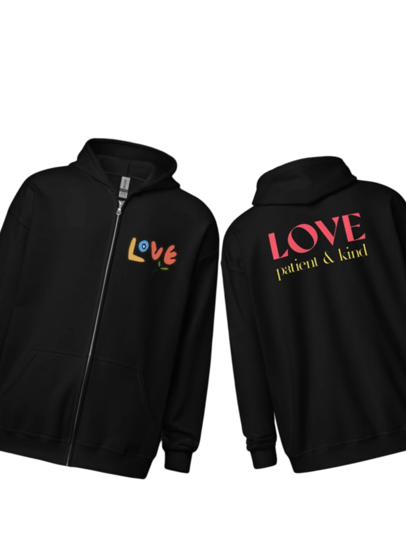 Kind & Patient Love Zip Hoodie product image (2)