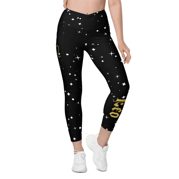 Stellar Leo Crossover Leggings with Pockets product image (1)