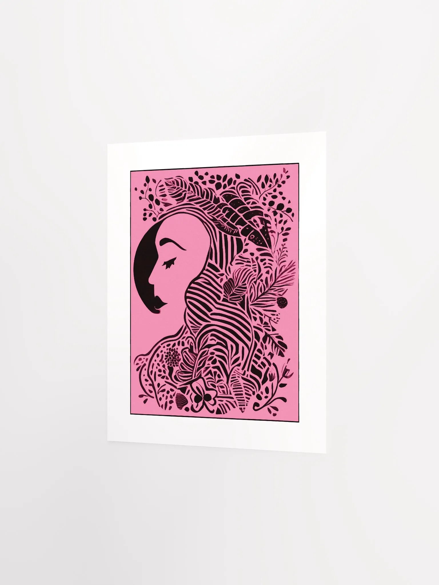 Pretty And Pink In Profile - Print product image (2)