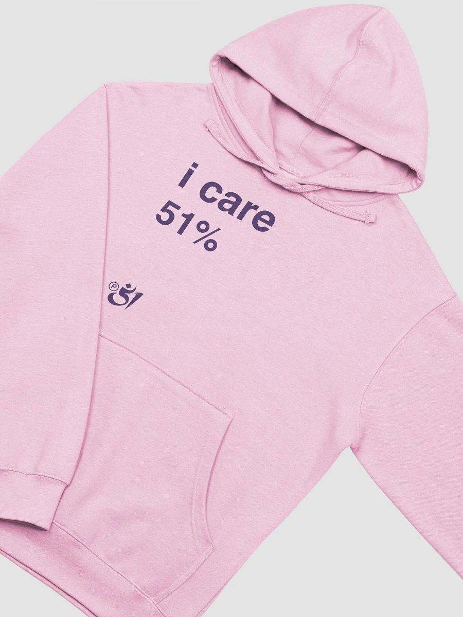 I care 51% hoodie product image (3)