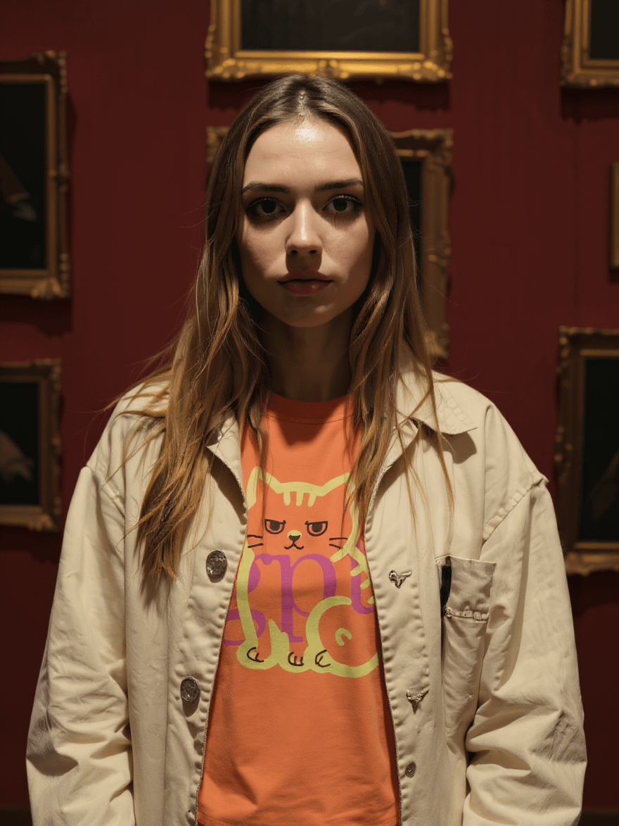 "Grumpy Chat GPT" T-Shirt - The Design that Merges Feline Humor and Tech Culture product image (1)