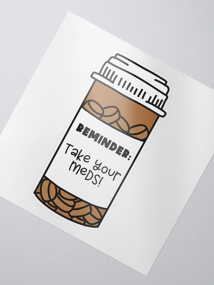 Take Your Meds Kiss Cut Sticker product image (2)