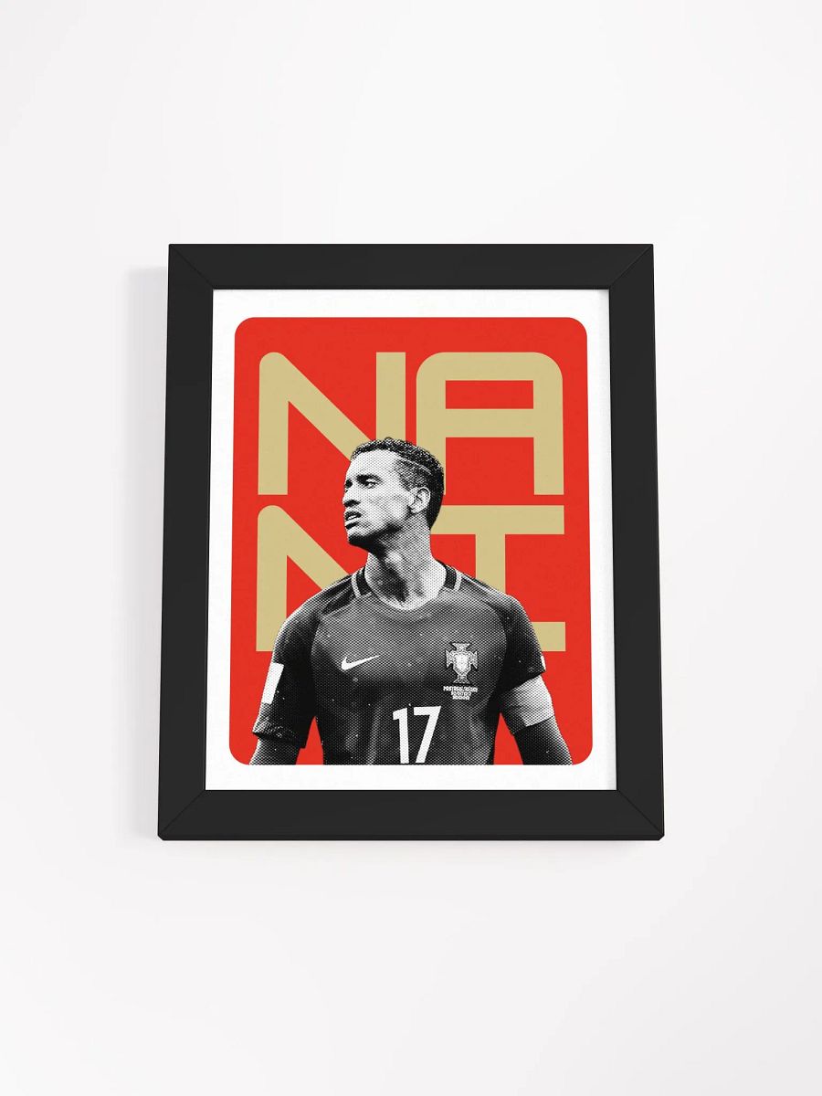 Nani BW Portugal Name Art Framed Print product image (4)