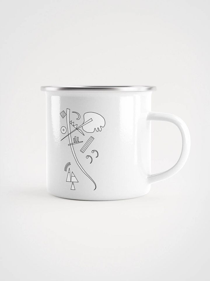 Color-Your-Own Kandinsky Enamel Mug product image (1)