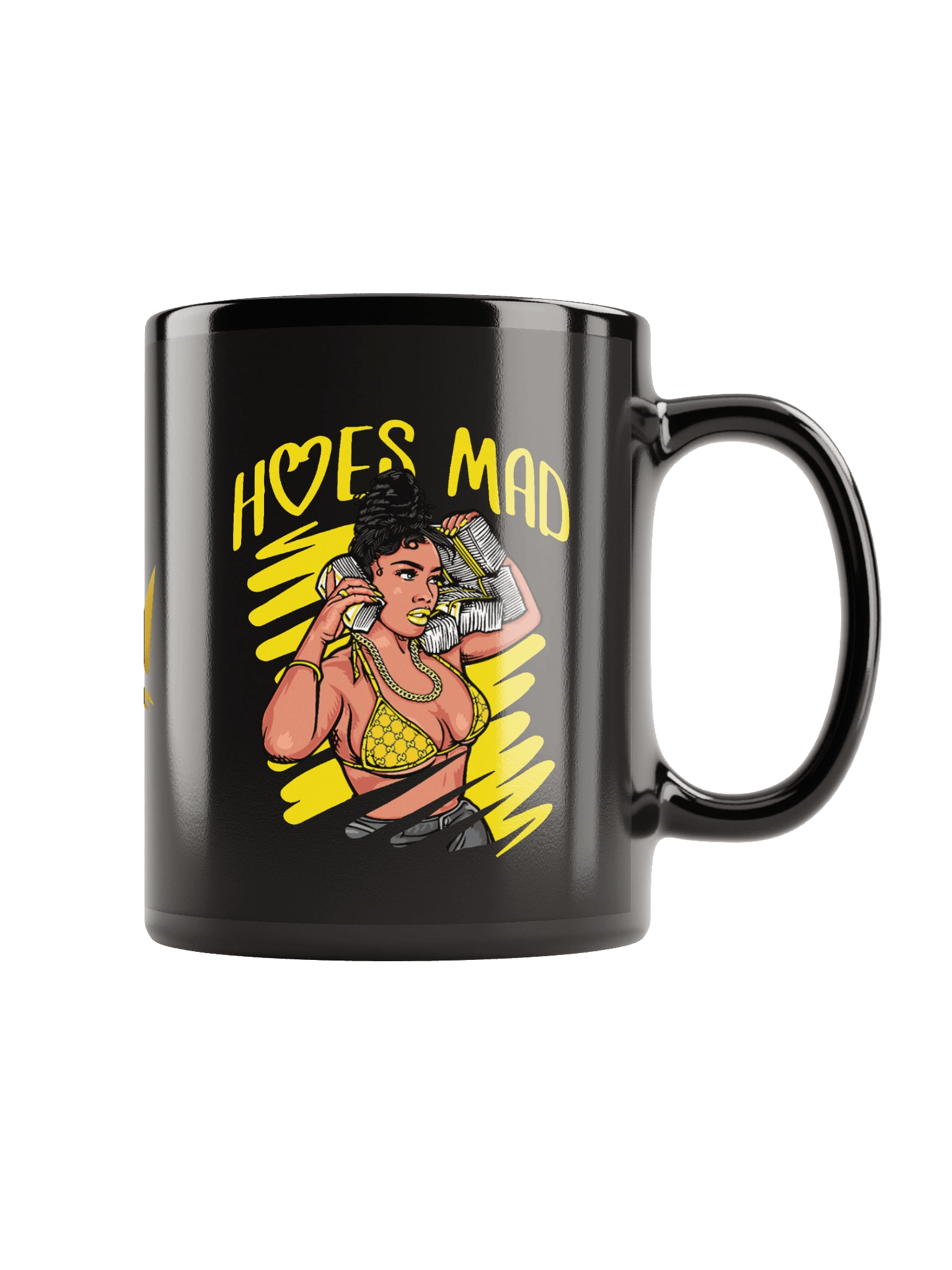 Cash Queens Black Glossy Mug product image (1)