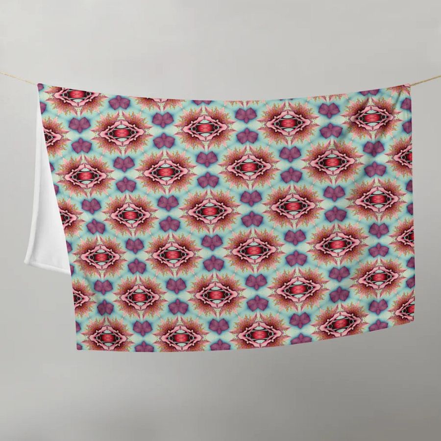 Bloom Burst Throw Blanket product image (10)