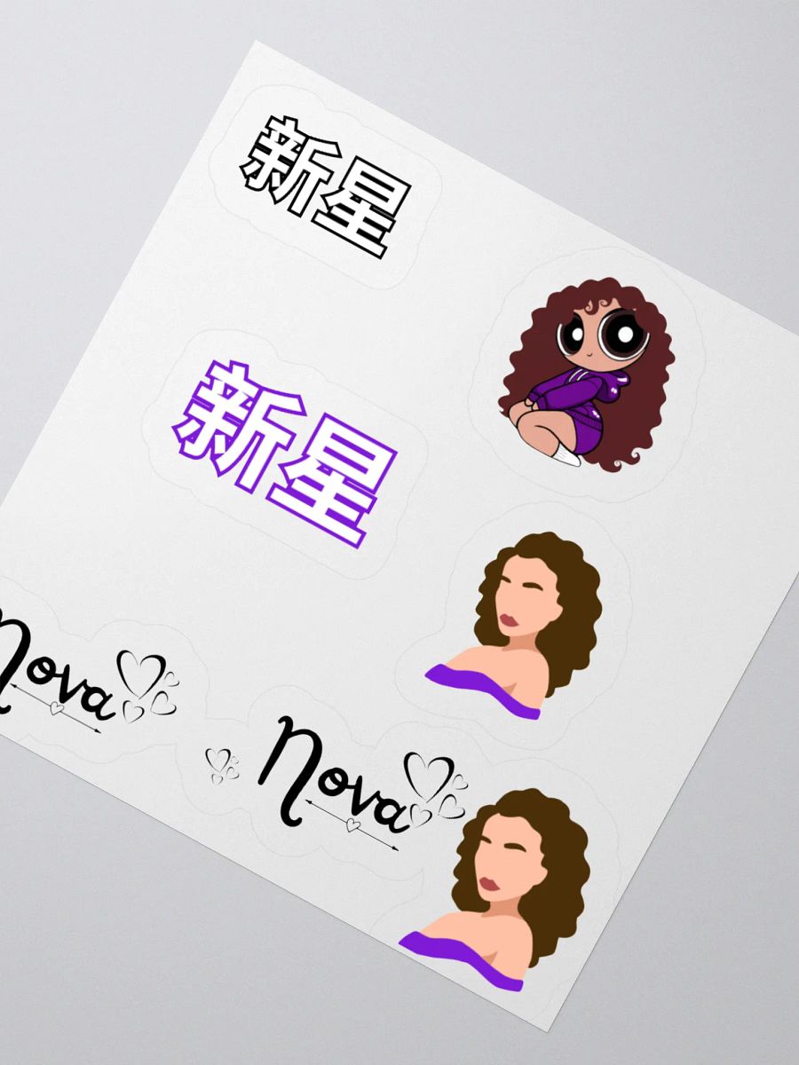 Nova Kiss Cut Stickers product image (3)
