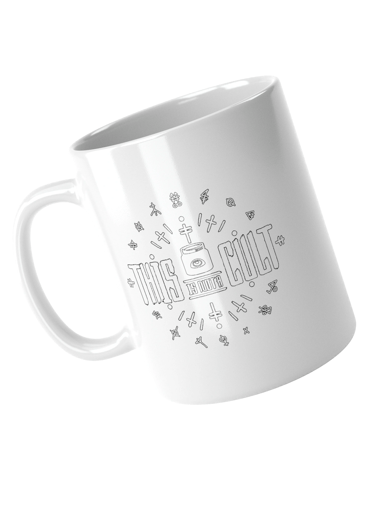 This Is Not a Cult - White Glossy Mug product image (12)