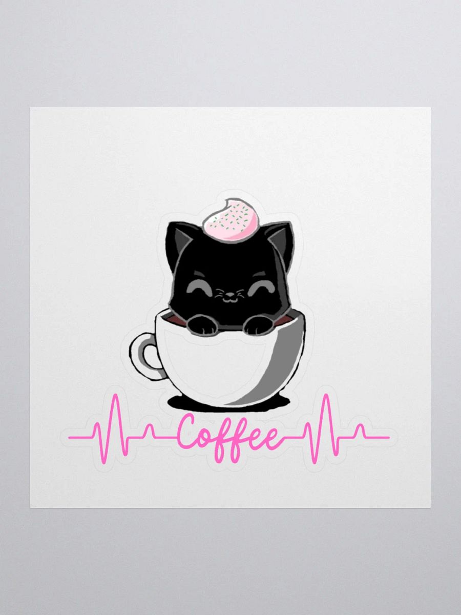 Coffee Cat Sticker product image (1)