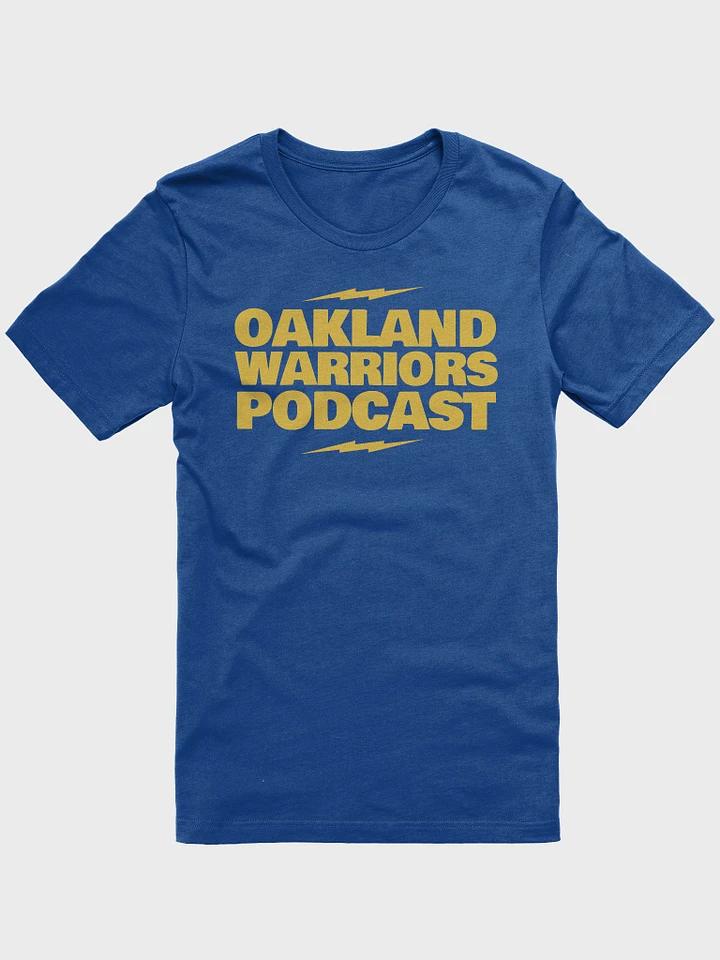 Oakland Warriors Podcast Logo T-Shirt - Blue product image (1)
