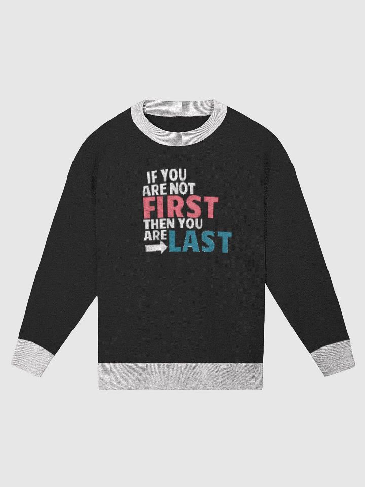 First or Last Ricky Bobby Knit Sweater product image (1)