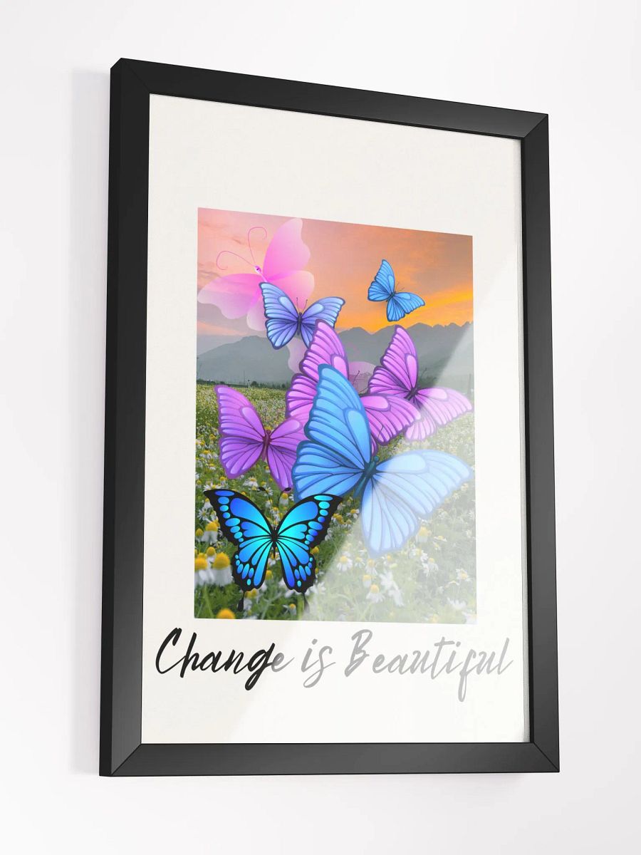 Change is beautiful butterfly art product image (3)