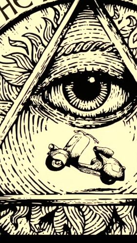 I had a bit of fun thinking this one up. We blame the Illuminati for everything, why not scooter theft? I blame the illuminat...