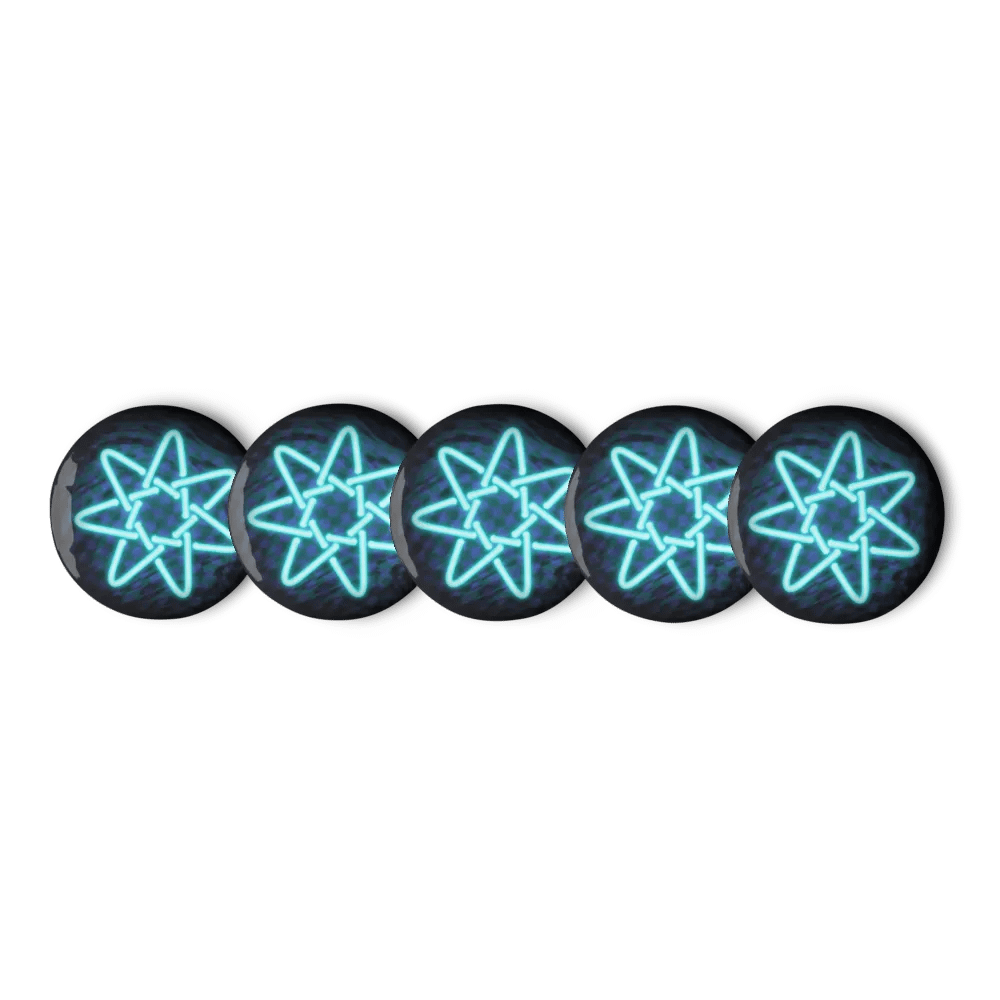 Neon Septagram Pin (5-Pack) product image (5)