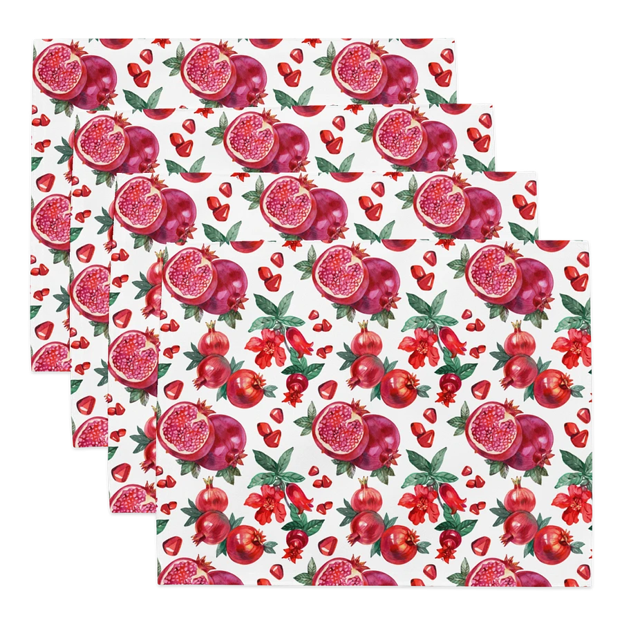 Pomegranate Placemat Set for Rosh Hashanah product image (2)