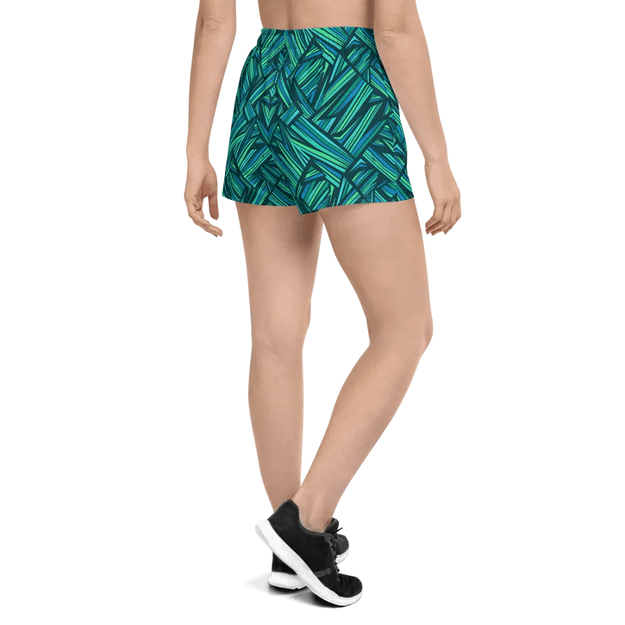 Aqua Angles | Unisex Athletic Shorts product image (6)
