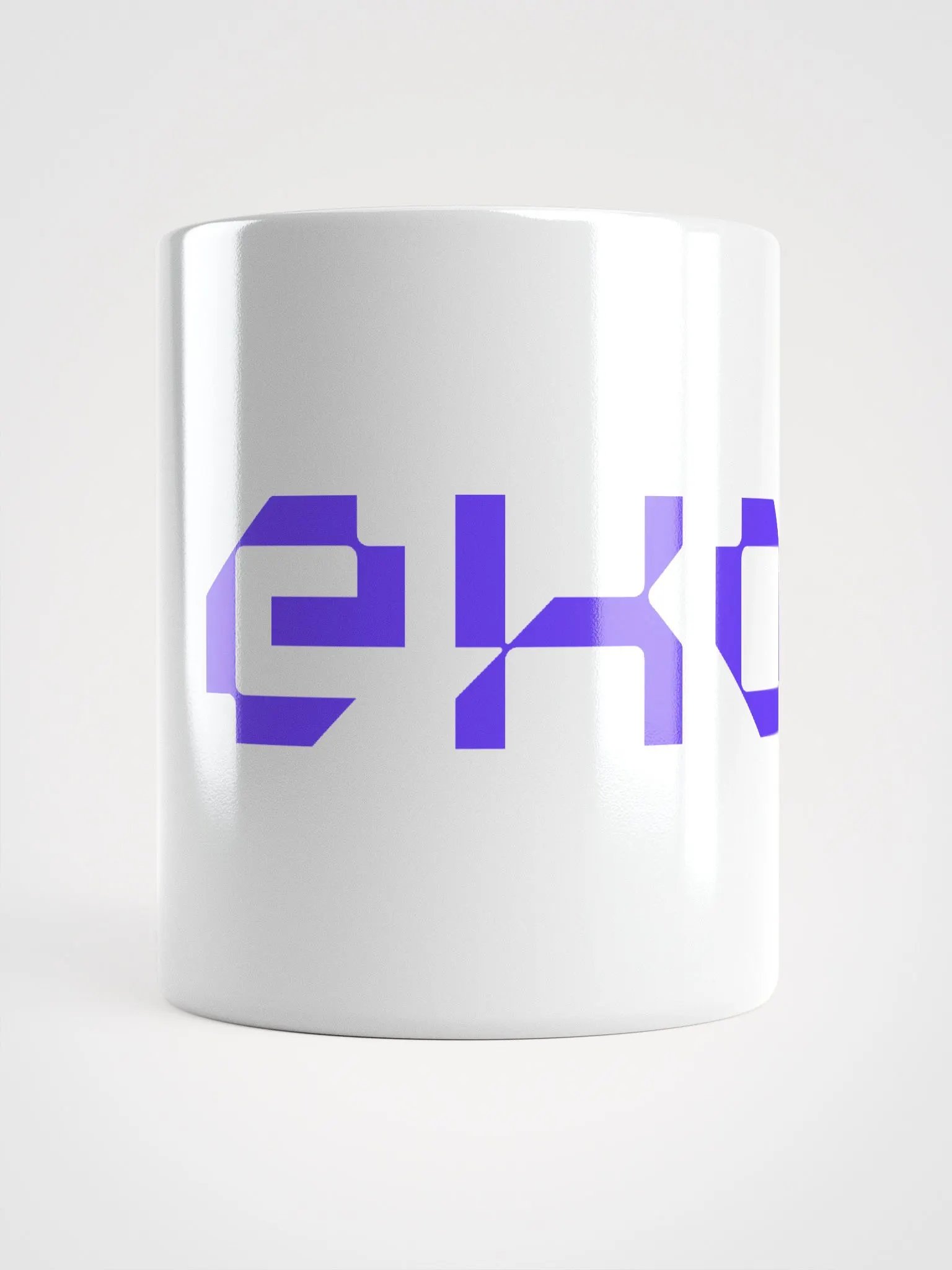 EKO's Purple Logotype Mug (White) product image (9)