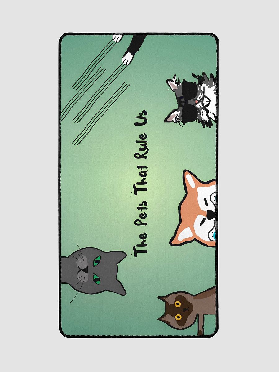 The Pet's That Rule Us - Desk Mat - Mischevious Green product image (2)