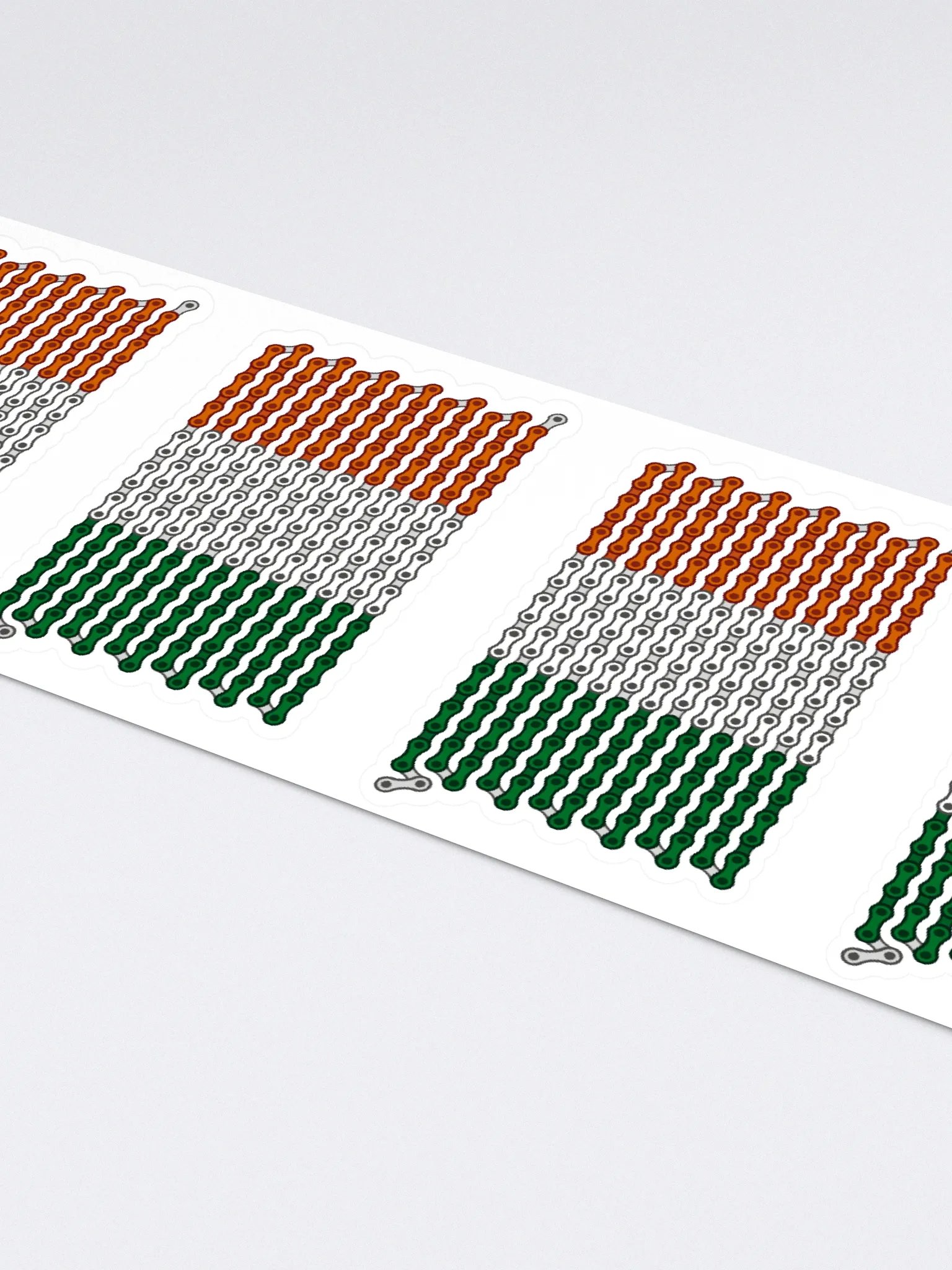 Ireland Bike Chain Flag Sticker 6 Pack product image (2)