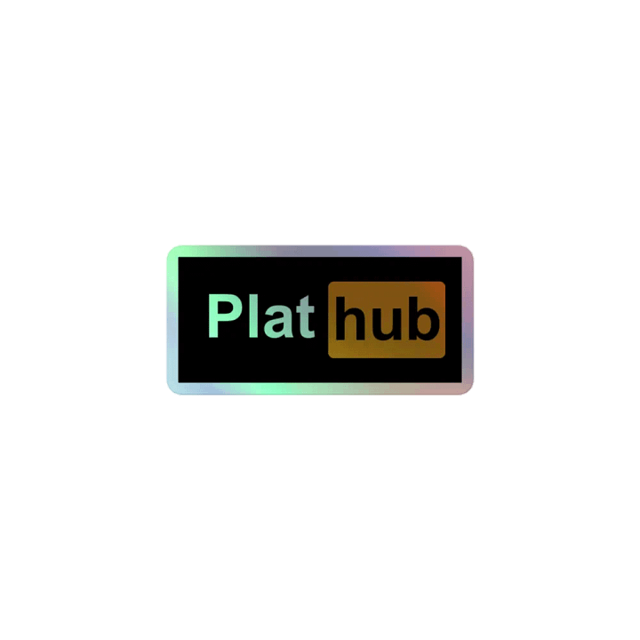 PlatHub Holo Sticker product image (1)