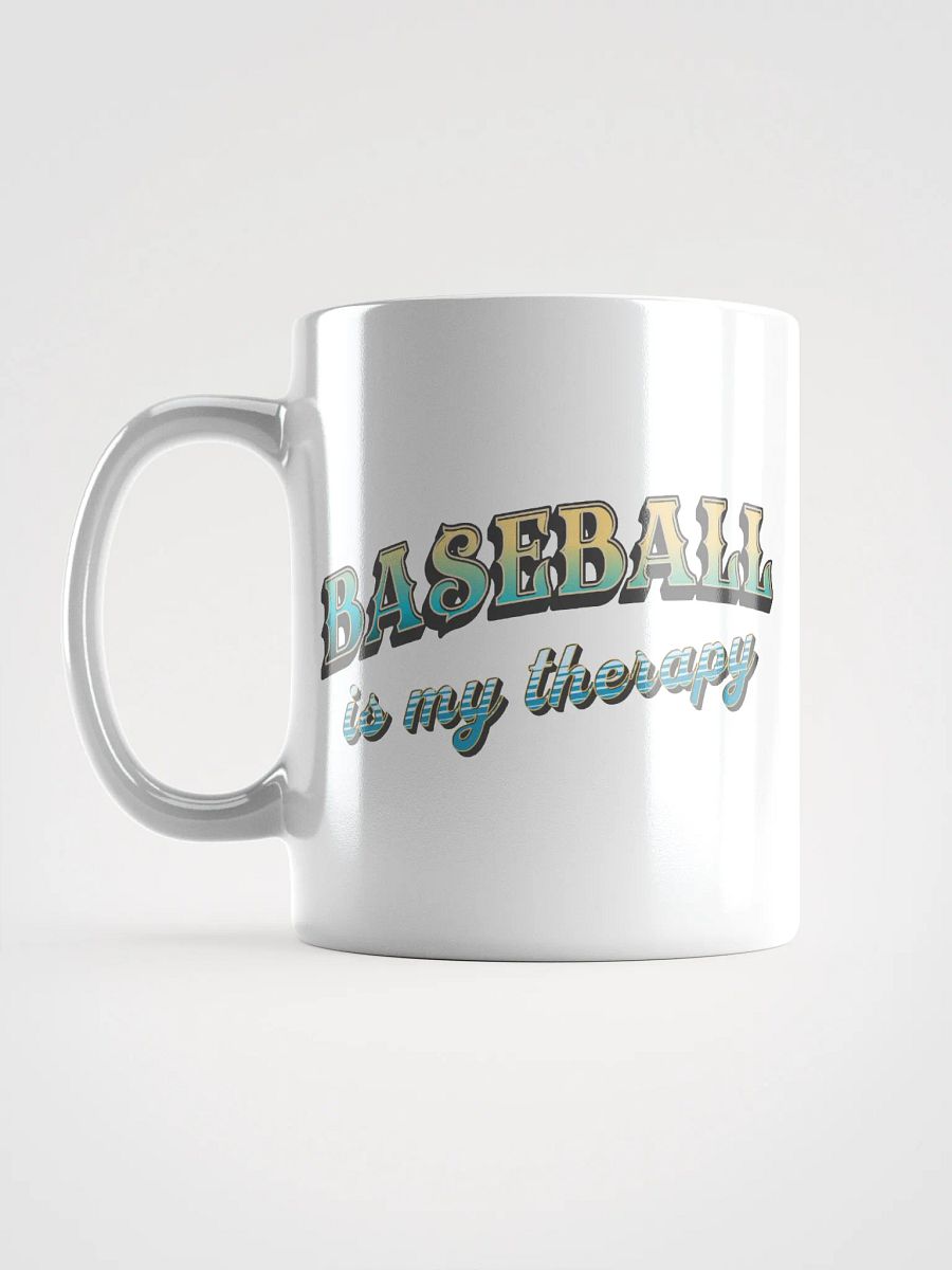 Baseball Is My Therapy Bliss Mug product image (1)
