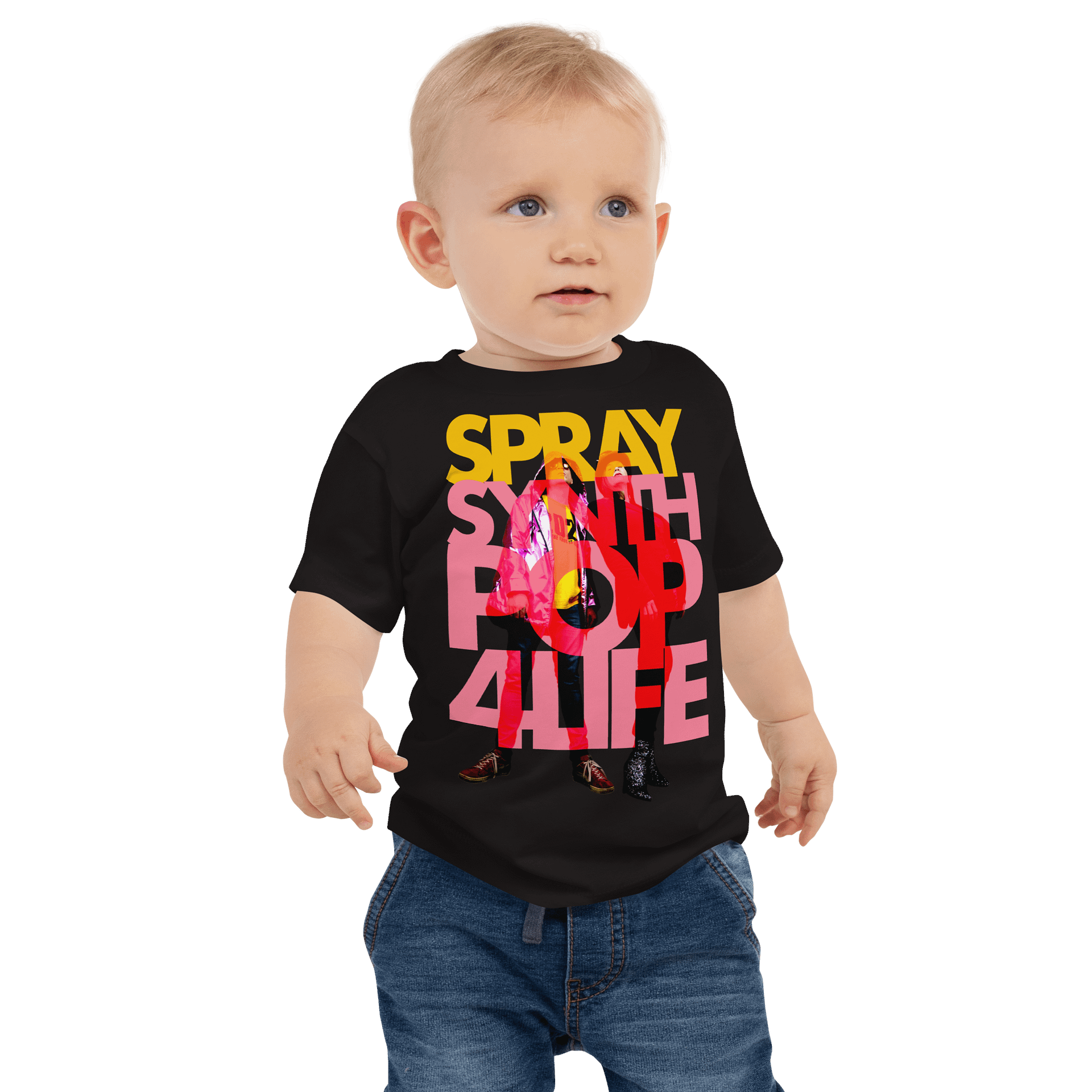SPRAY - Synth Pop 4 Life baby T-shirt product image (1)