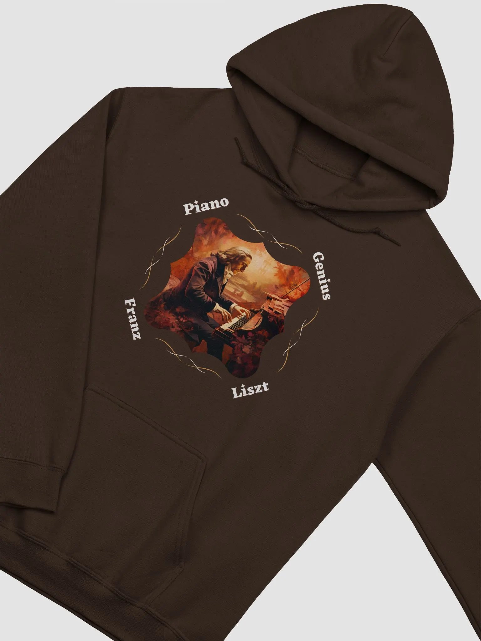 Franz Liszt - Piano Genius | Dark Hoodie product image (3)
