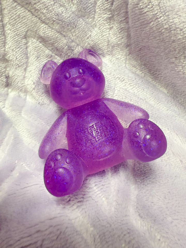 LIMITED RELEASE Glitter Purple Bear Figurine product image (2)
