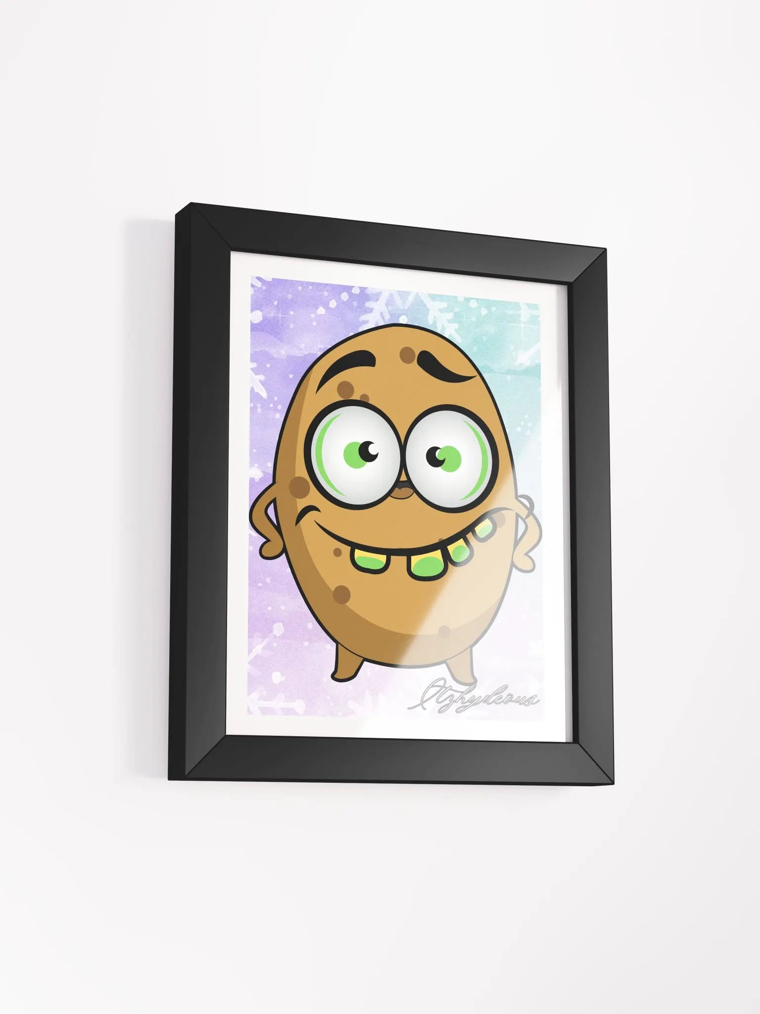 Spudtastic Grin Framed Cartoon Poster product image (2)