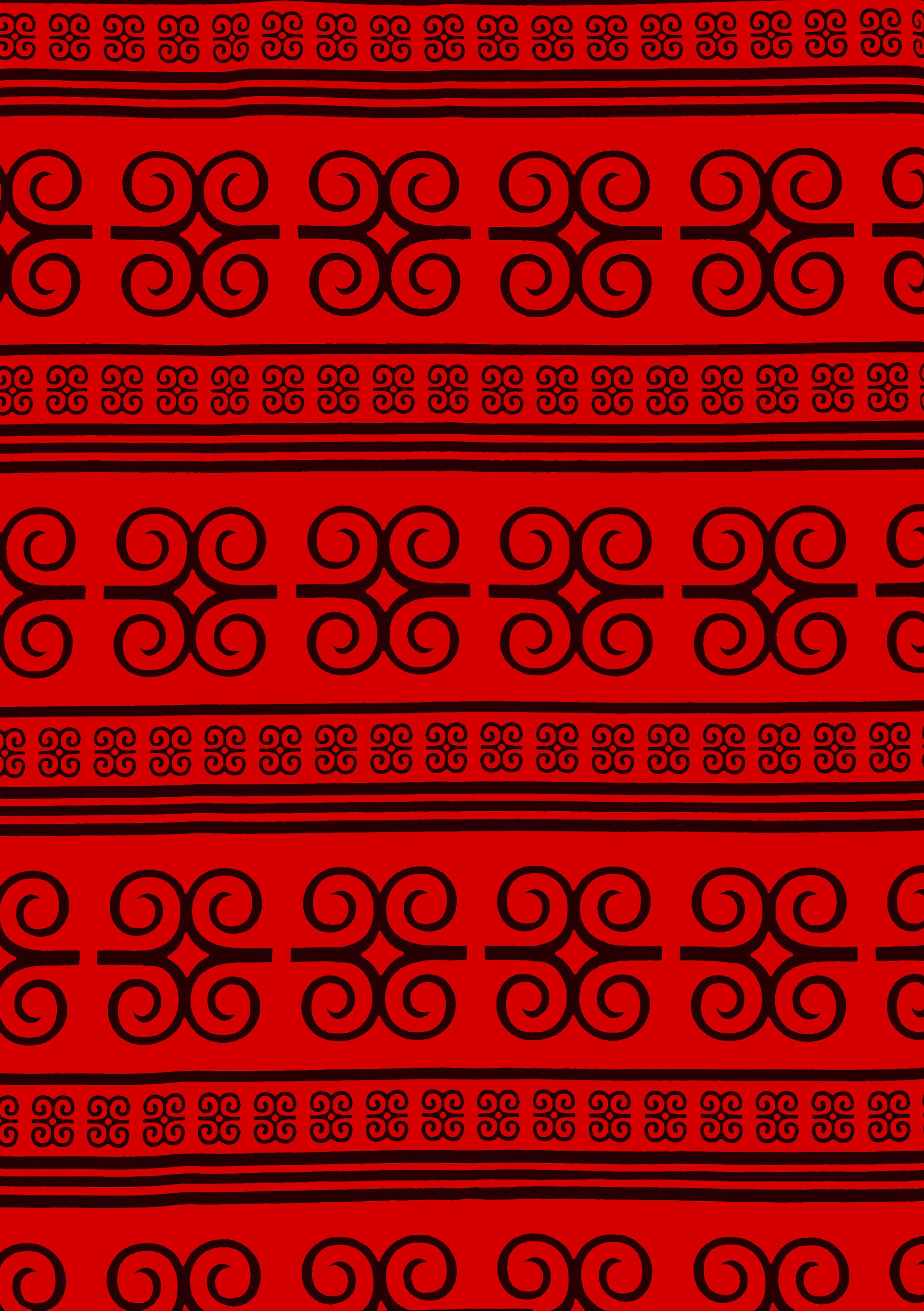 Scampolo Tessuto Wax Print - Design Simboli Tradizionali - 68 cm x 114 cm - cod.565/B product image (1)