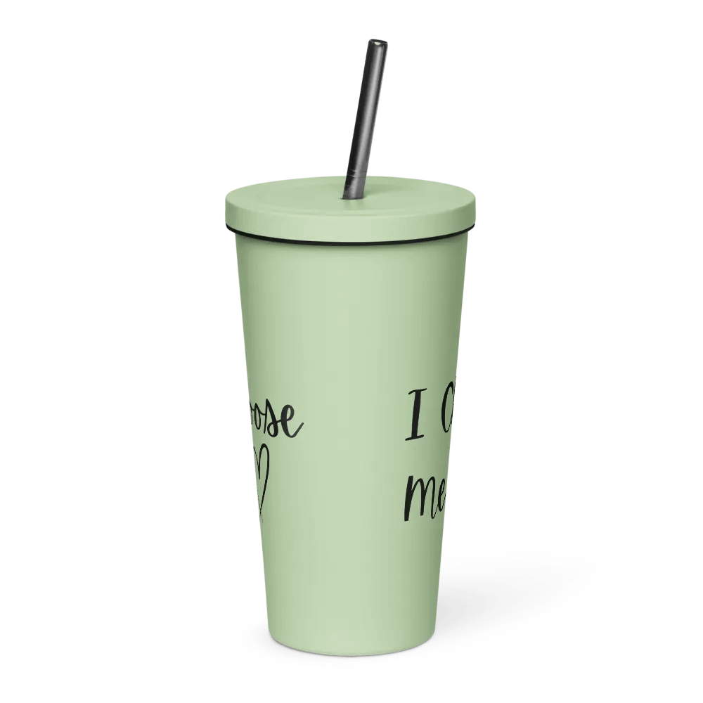 Tumbler with Straw - I Choose Me - Black Text product image (2)