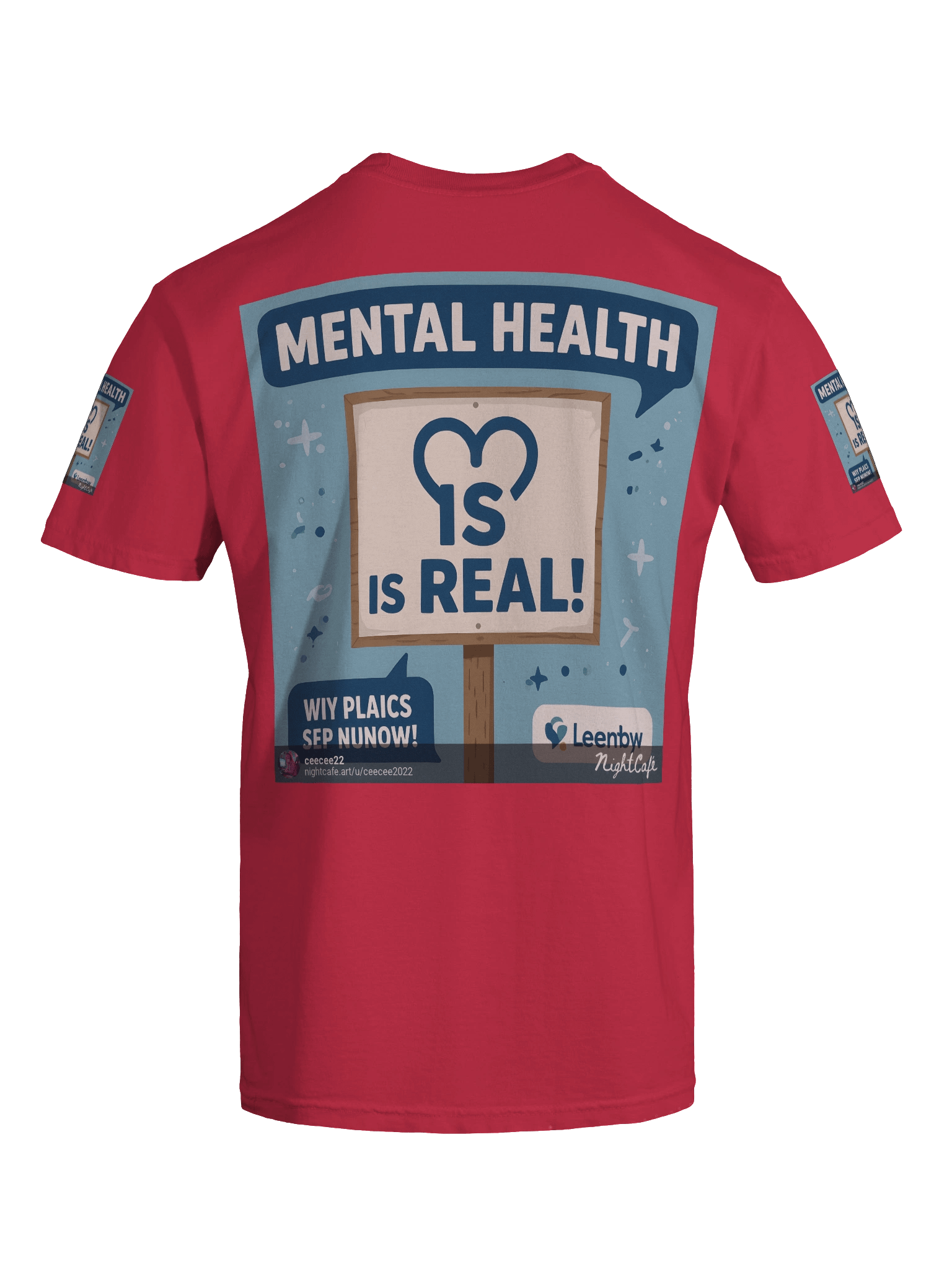 Heartfelt Mental Health Advocacy Tee product image (9)