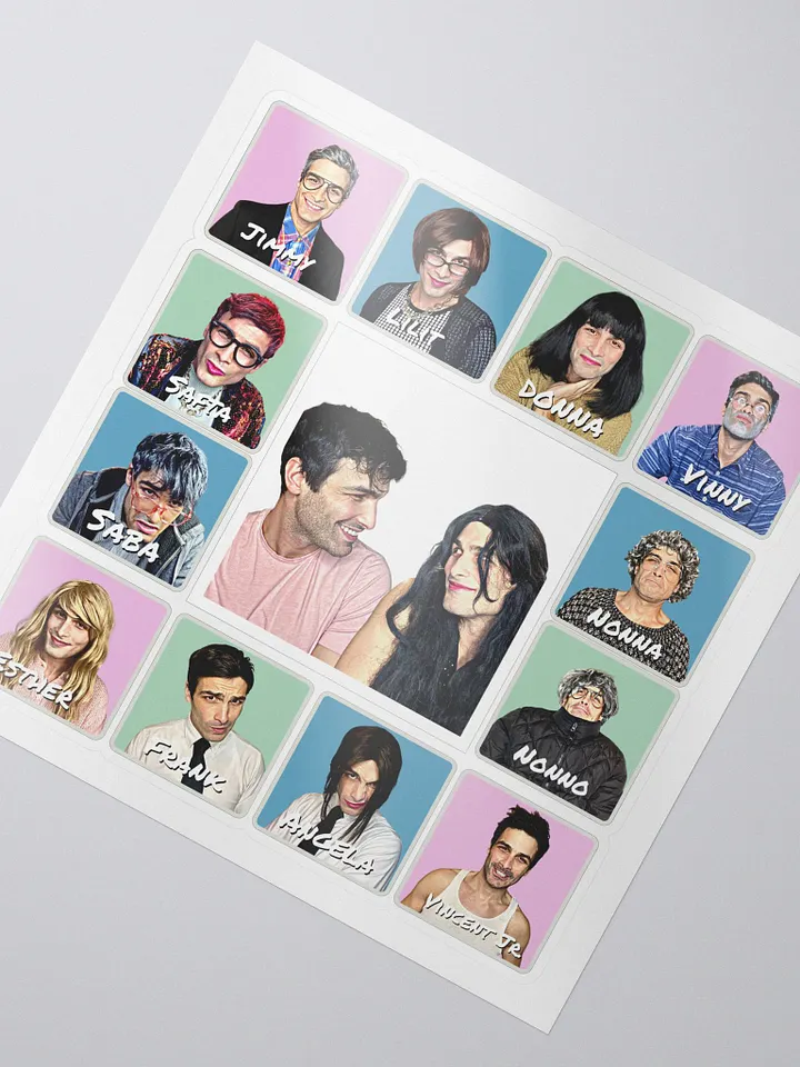 The Family & Friends Pastel Poster Sticker product image (2)