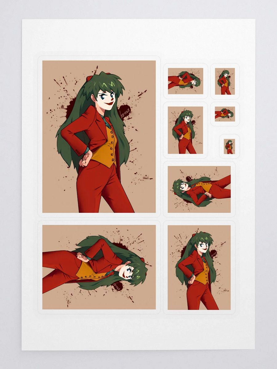 The Better Clown-Tsundere Stickers with Background product image (3)