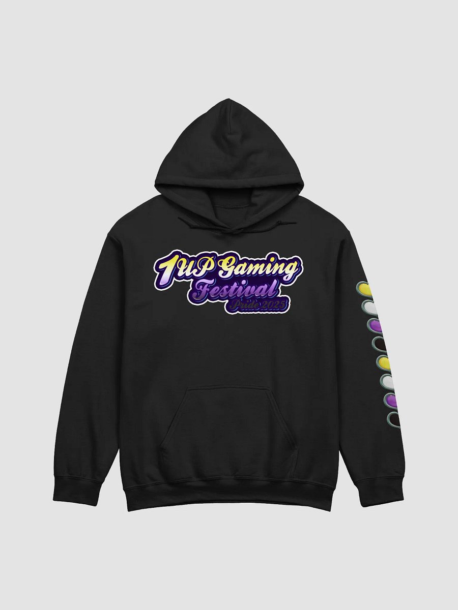 1UP Gaming Festival Nonbinary Pride 2025 Hoodie product image (2)