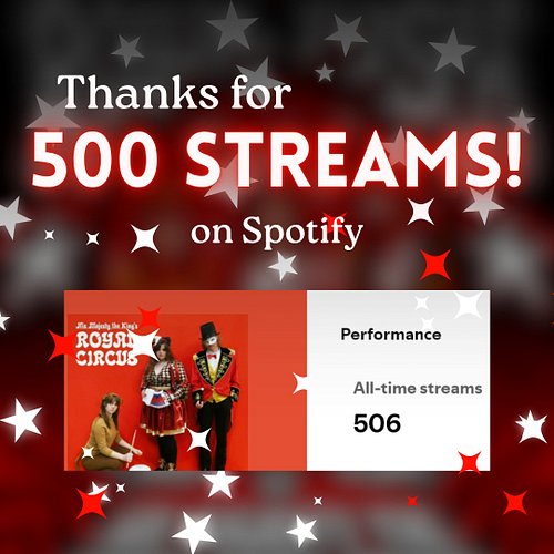 We can't thank everyone enough for 500 STREAMS ON SPOTIFY!! 🥳 We've never had so many streams so fast before. Thanks so much ...