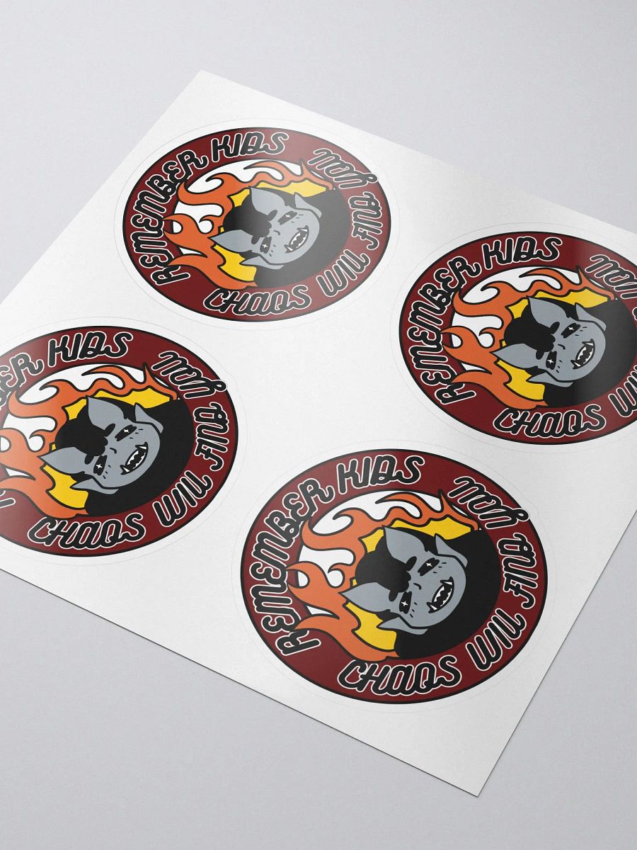 Chaos will sticker you product image (3)