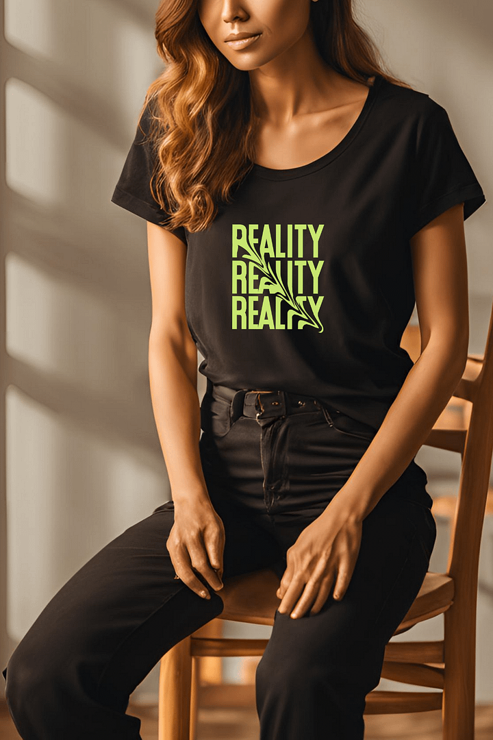 Reality Checkered Unisex T-Shirt product image (2)