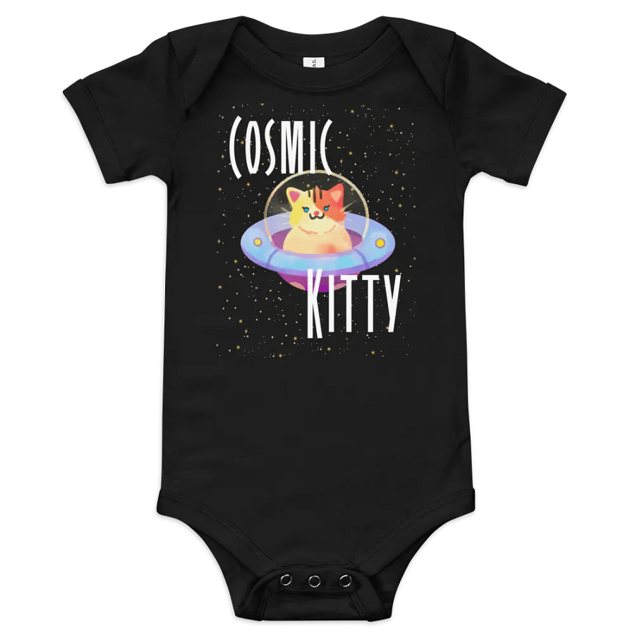 Cosmic Kitty Baby Bodysuit product image (1)