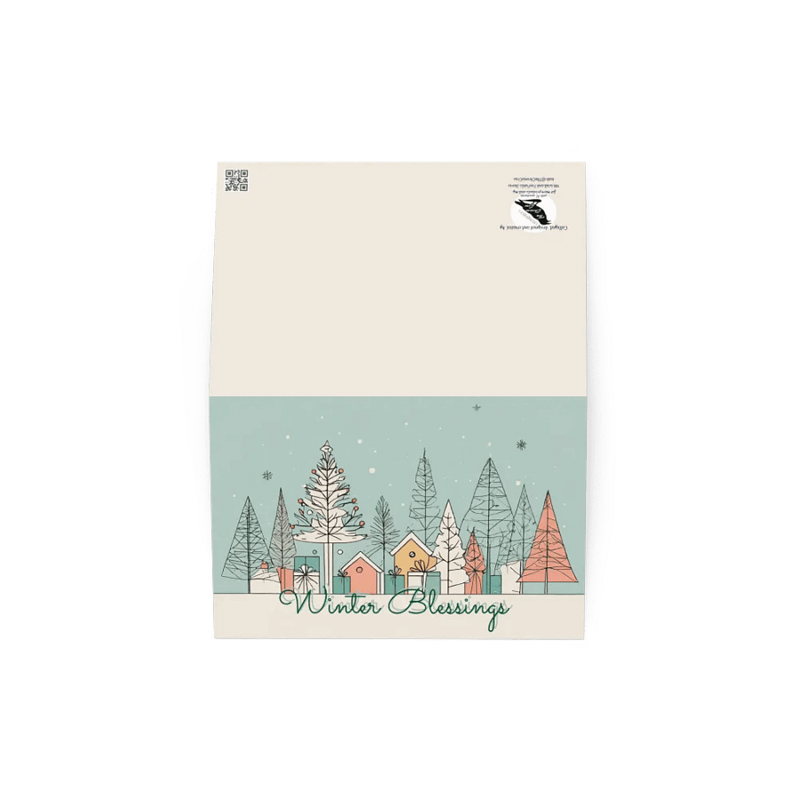 Winter Blessings, Winter Holiday Card product image (2)