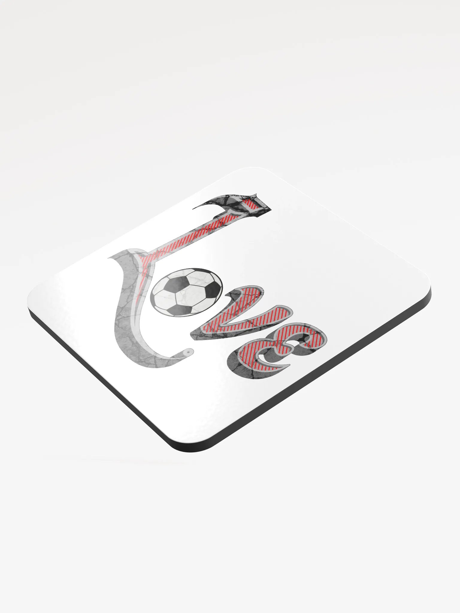 Love Soccer Striker Cork Coaster product image (4)