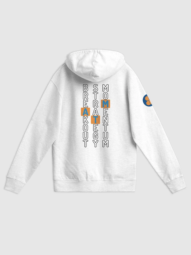 ATM spread letters Zip Up Hoodie (White) product image (2)