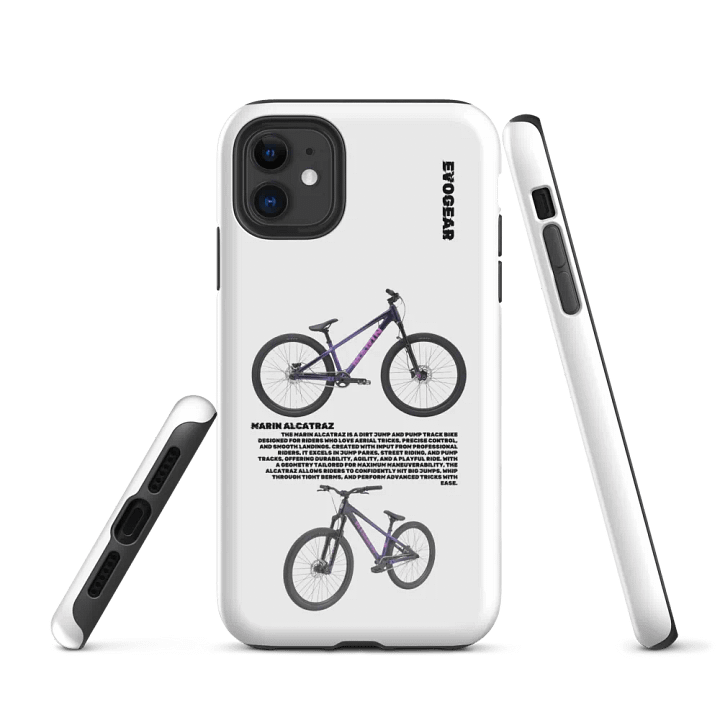 White Marin Alcatraz Purple iPhone Case product image (1)
